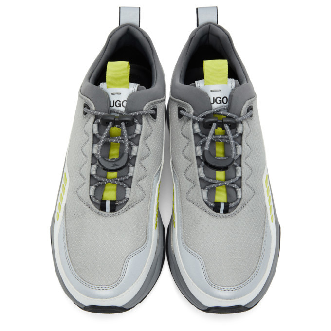 White Block Running Sneakers Hugo Boss
