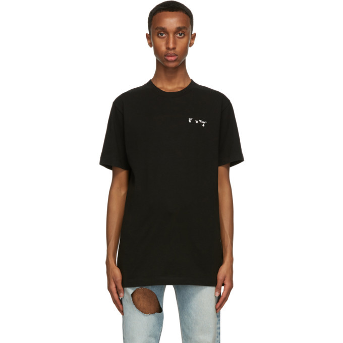off white embroidered logo t shirt