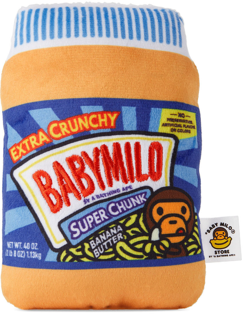 Photo: BAPE Orange Baby Milo Banana Butter Pet Toy