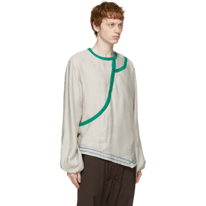 ふるさと割 Kiko kostadinov isaac double layer shirt sitedev