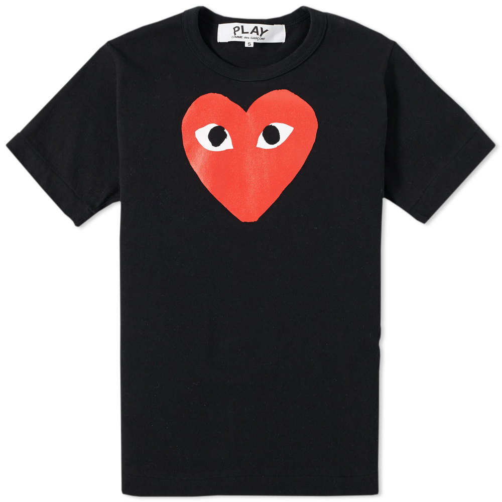 Comme des Garcons Play Heart Logo Tee Comme des Garcons Play