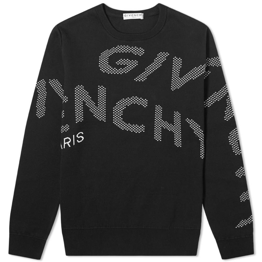 Givenchy Punched Logo Crew Knit Givenchy