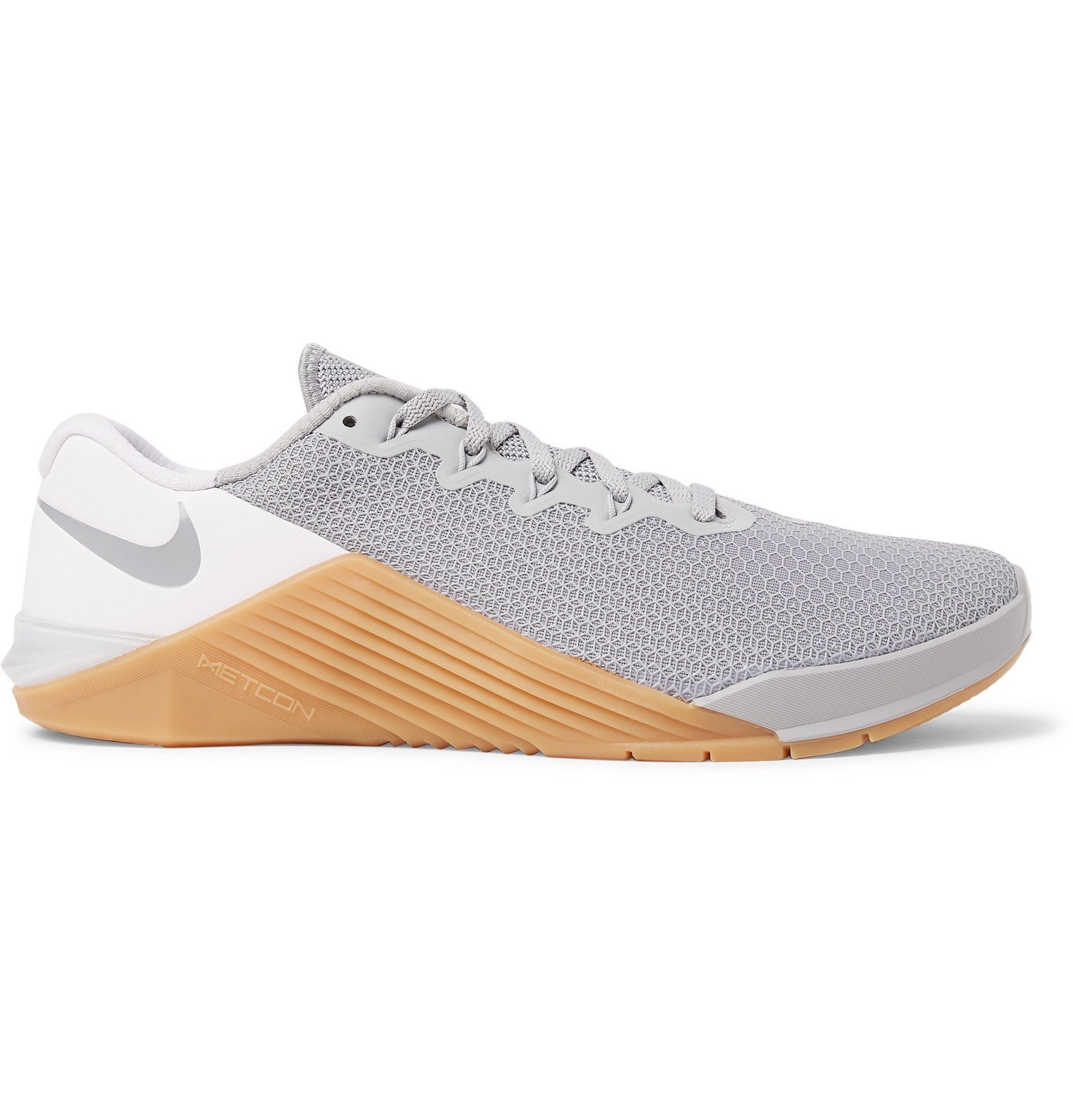 Nike Training - Metcon 5 Rubber-Trimmed Mesh Sneakers - Gray Nike Training