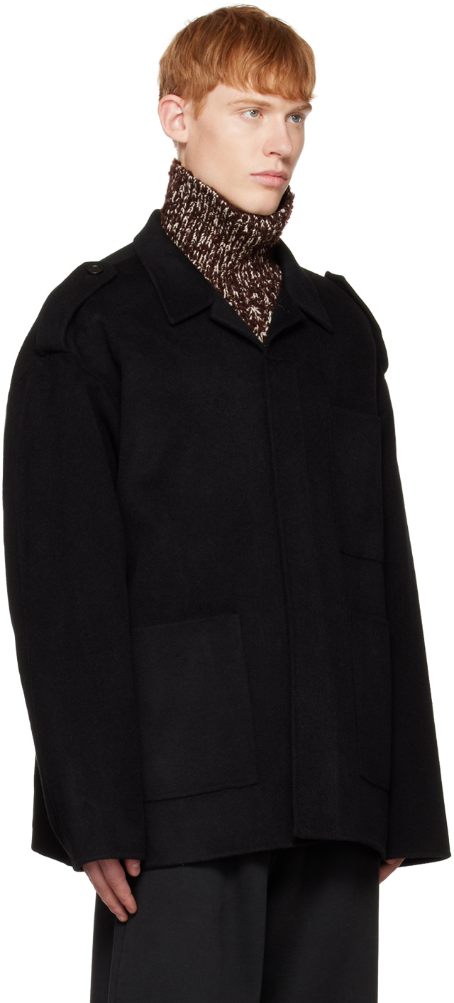 Acne Studios Black DoubleFaced Jacket Acne Studios