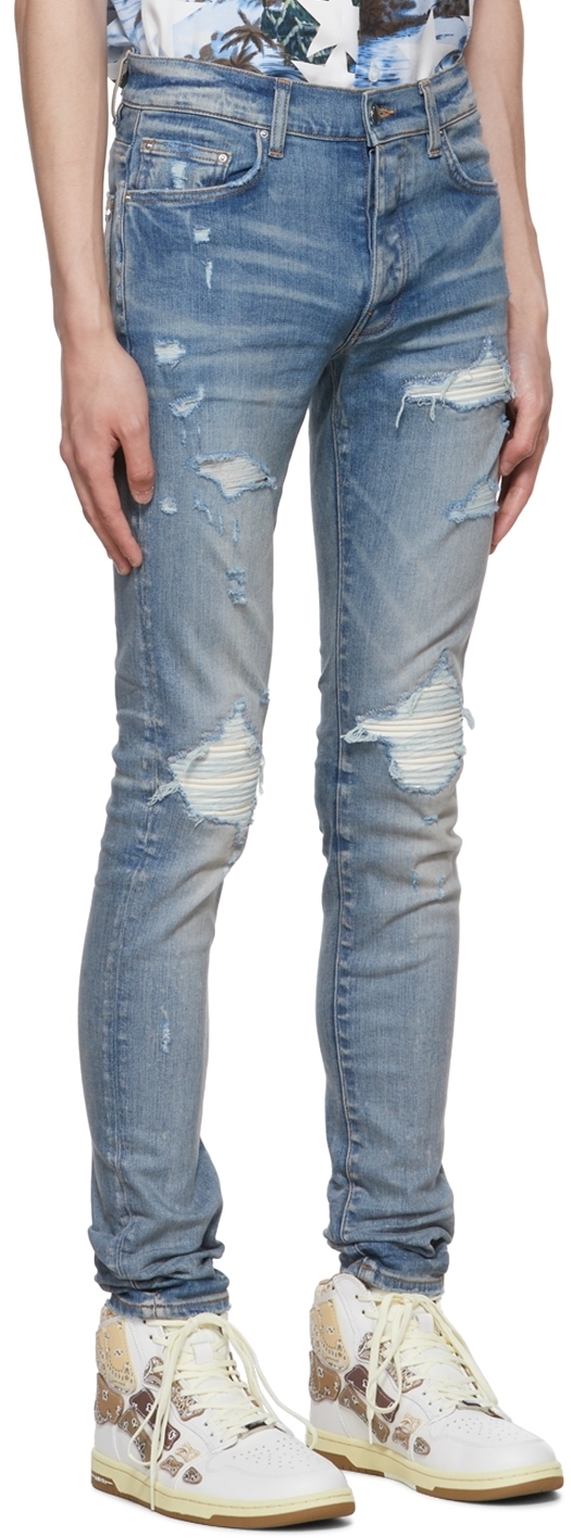 AMIRI Blue MX1 Ultra Suede Jeans Amiri
