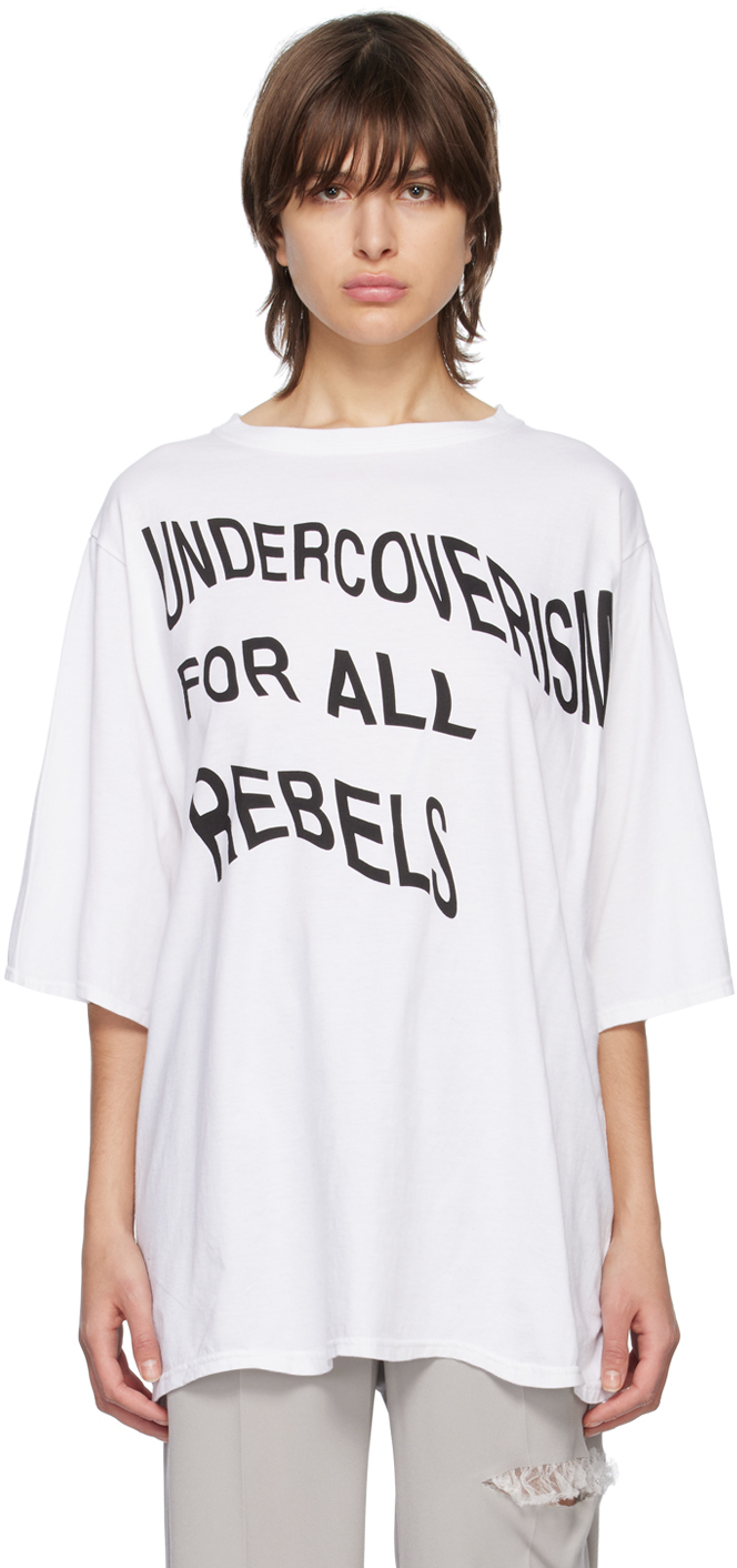 Undercover White Printed T-Shirt Undercover