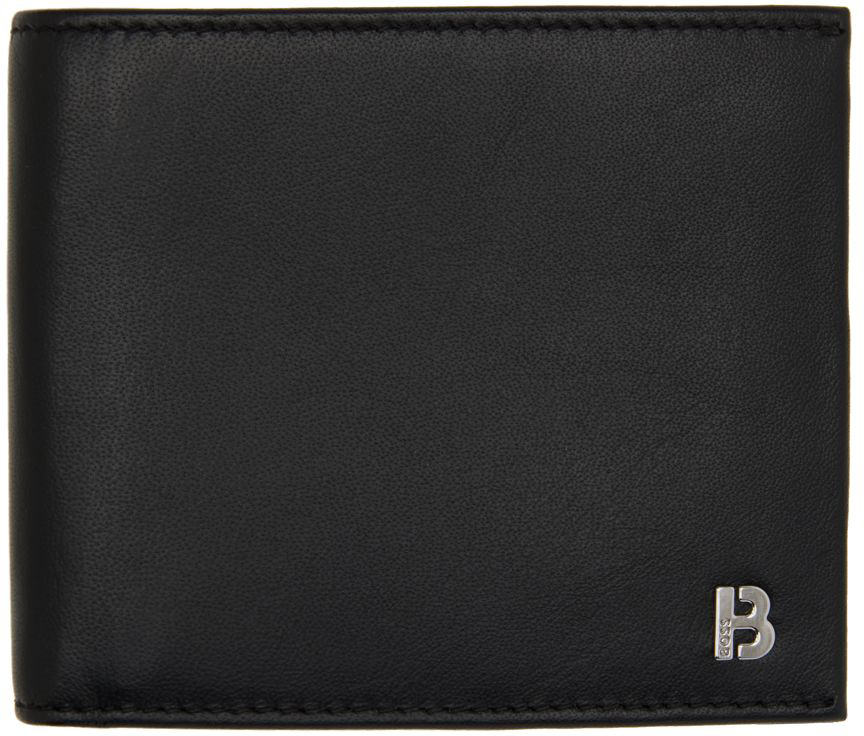 Boss Black Leather Bifold Wallet BOSS