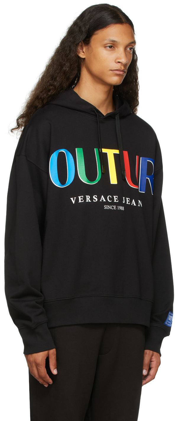 Multicolor Logo Hoodie Versace