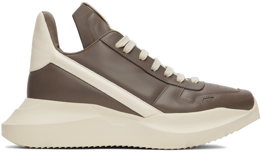 Photo: Rick Owens Gray & Off-White Geth Sneakers