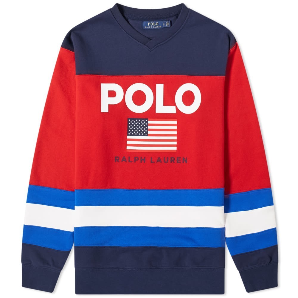 Polo Ralph Lauren Flag Logo Crew Fleece Polo Ralph Lauren