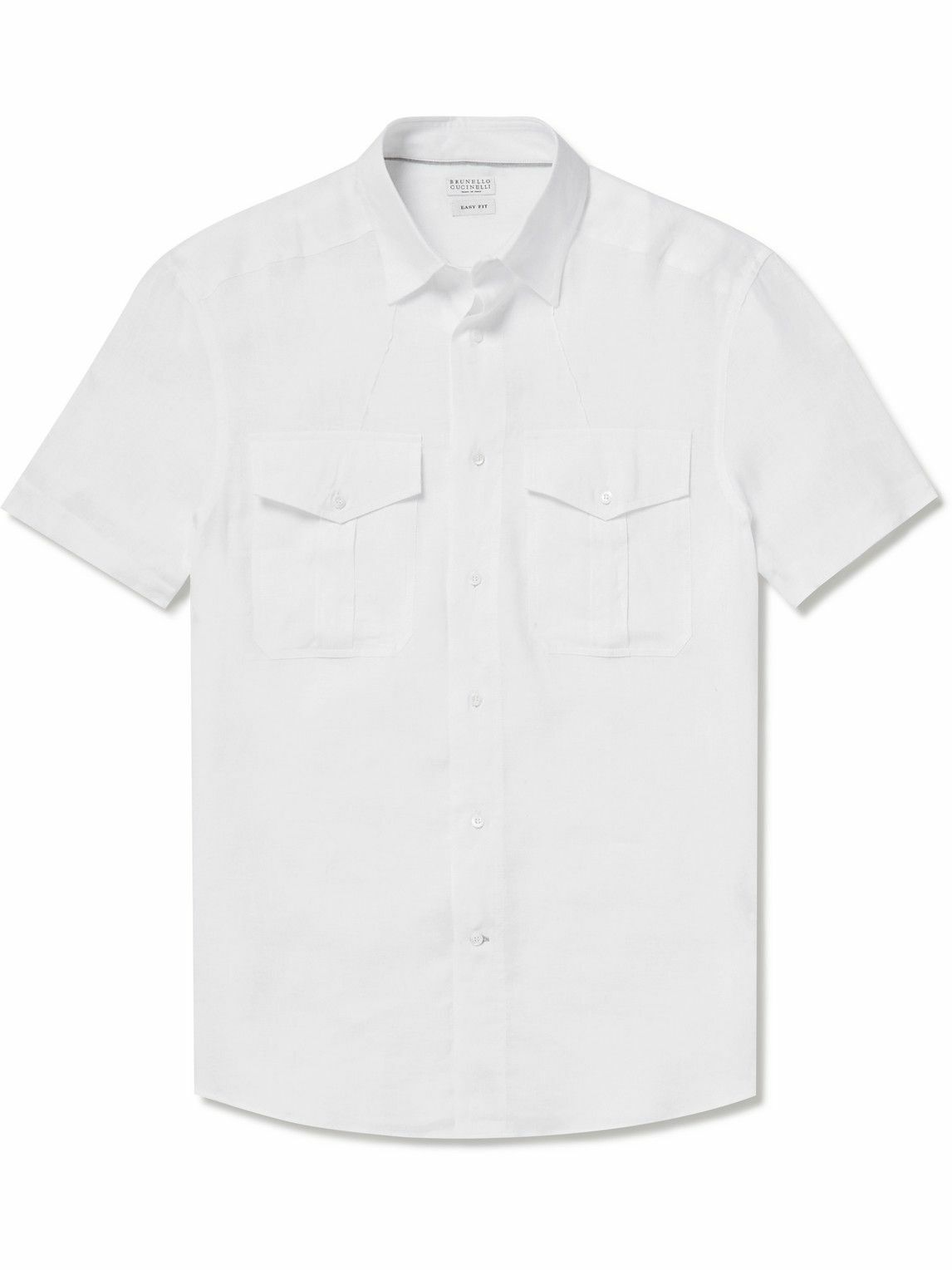 Brunello Cucinelli - Linen Shirt - White Brunello Cucinelli