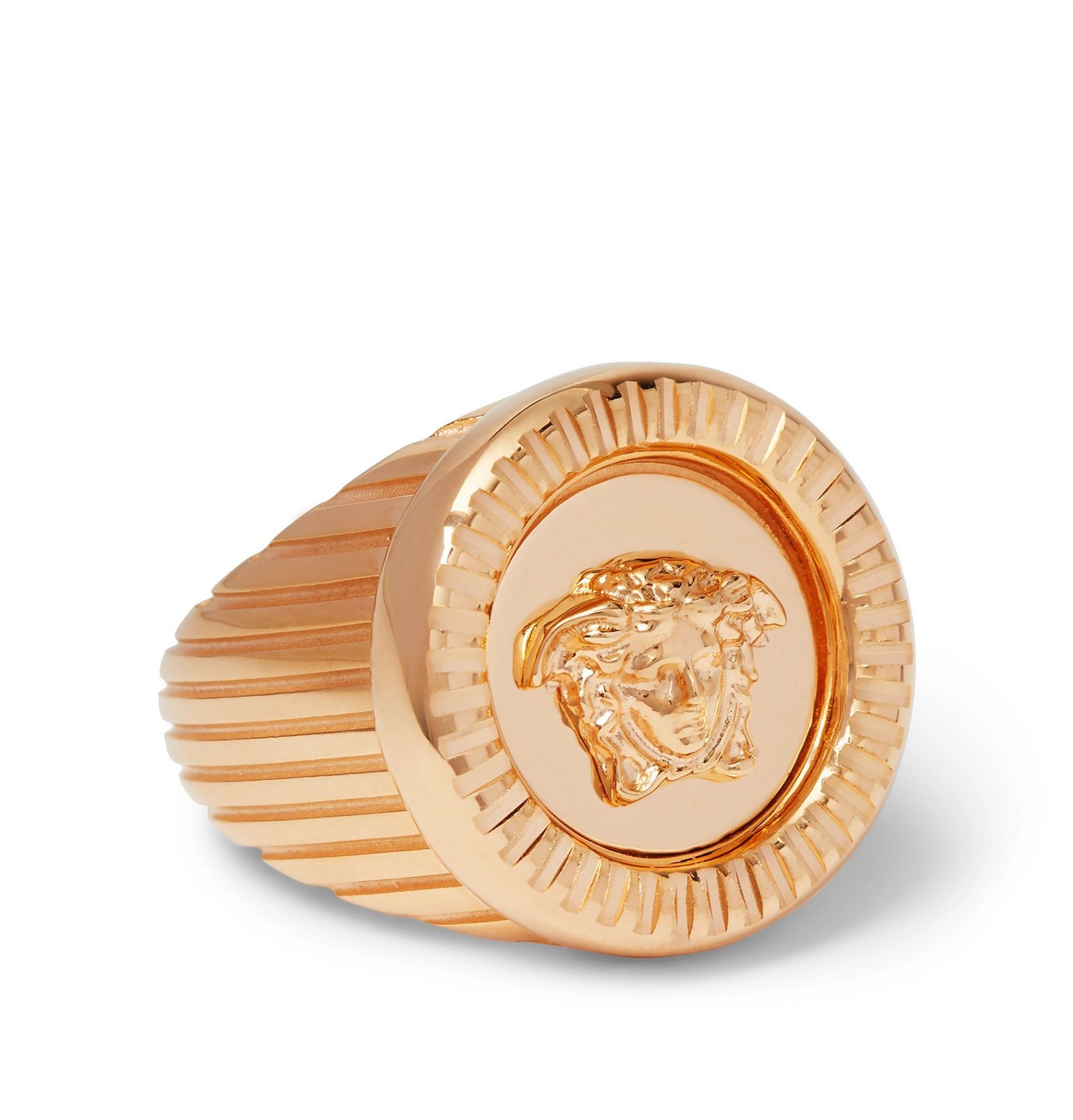 Versace - Gold-Tone Signet Ring - Gold Versace