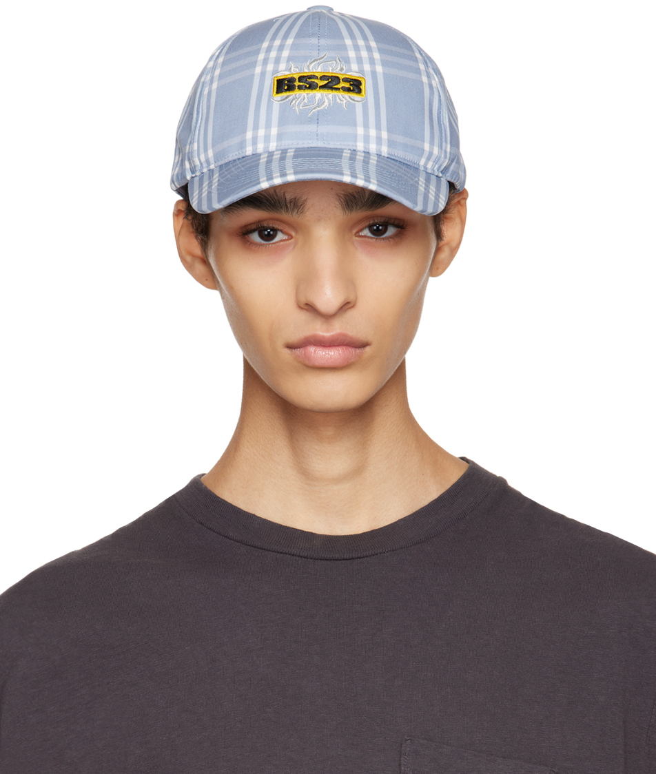 PALMER Blue Check Cap
