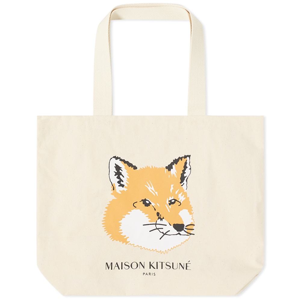 Maison Kitsune Fox Head Tote Bag Maison Kitsune