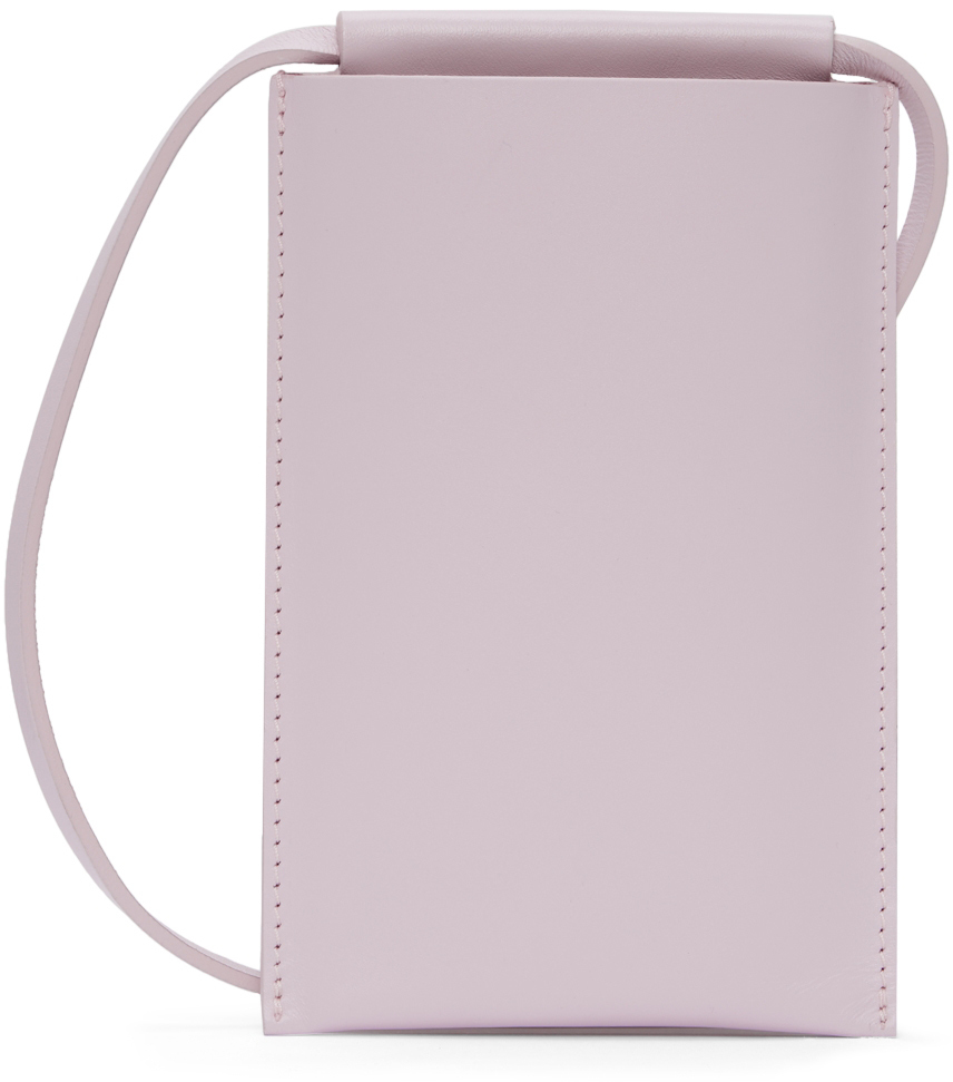 Building Block Purple Leather iPhone Sling Bag Building Block