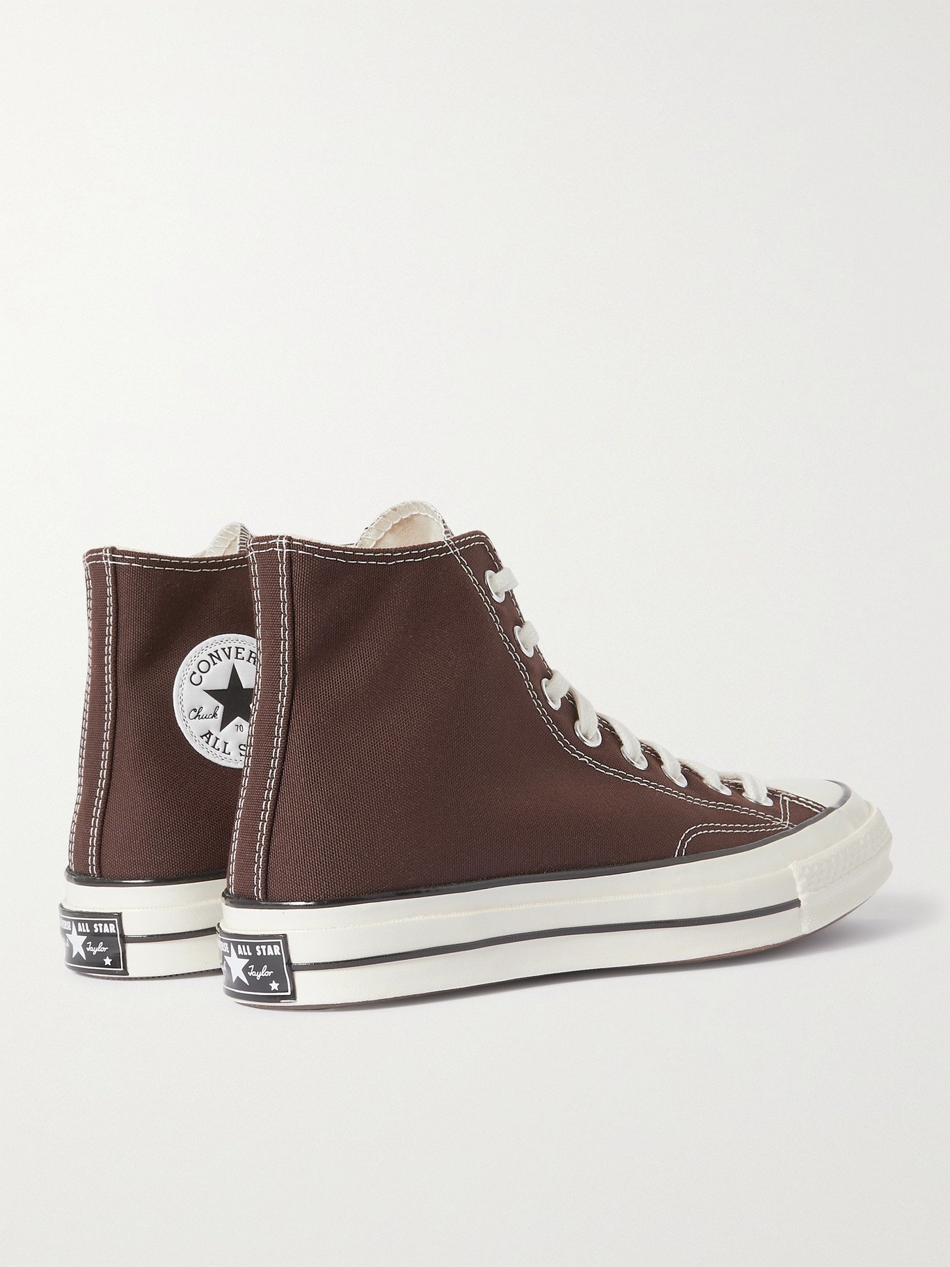 CONVERSE - Chuck Taylor All Star 70 Canvas High-Top Sneakers - Brown  Converse