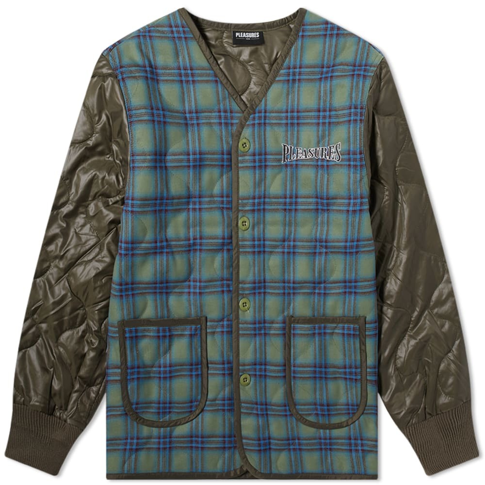 pleasures ignition plaid shirt