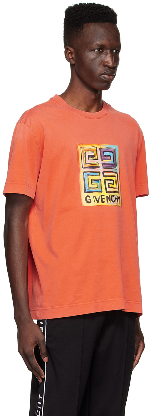 Givenchy Orange 4G Sun T-Shirt Givenchy