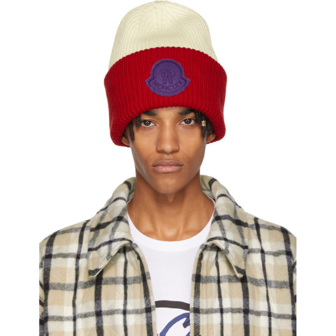 moncler beanie red
