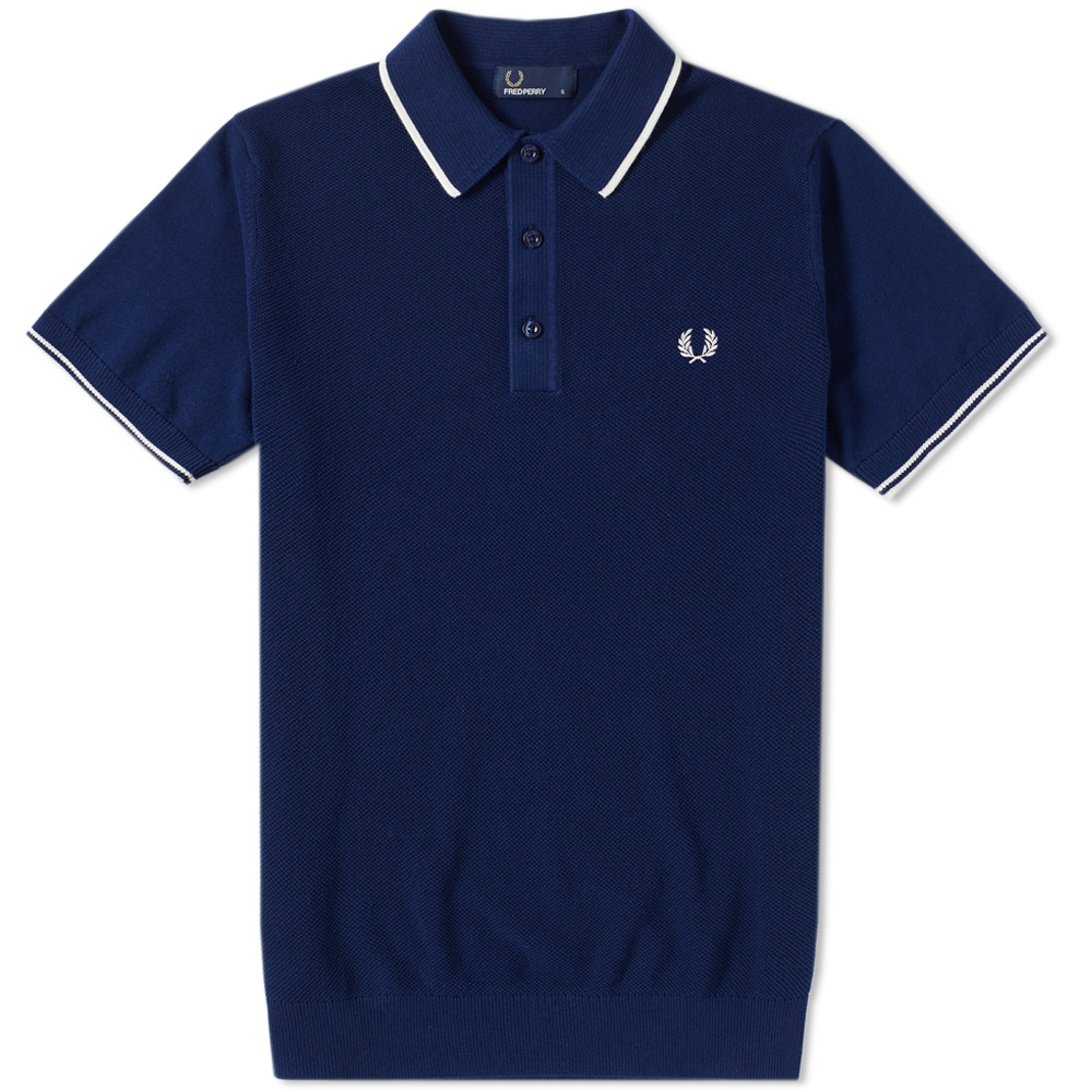 Fred Perry Tipped Knitted Polo Fred Perry