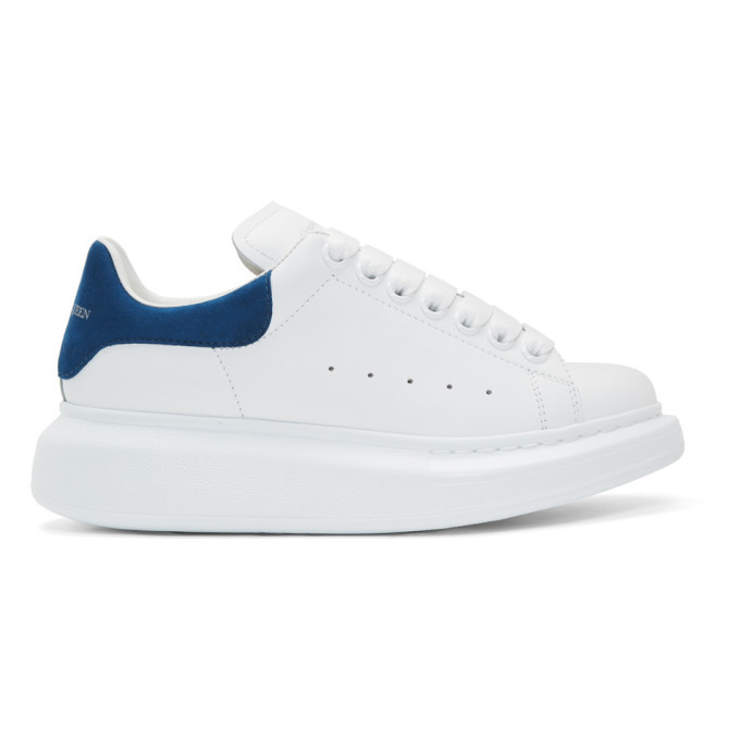 alexander mcqueen blue and white