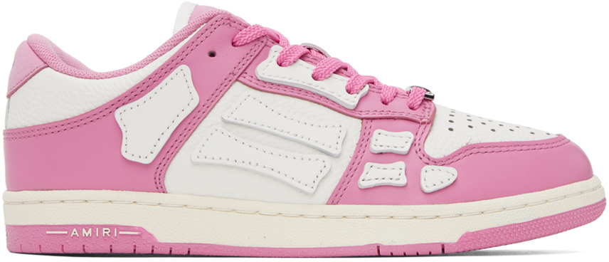 AMIRI Kids Pink & White Skel Sneakers Amiri