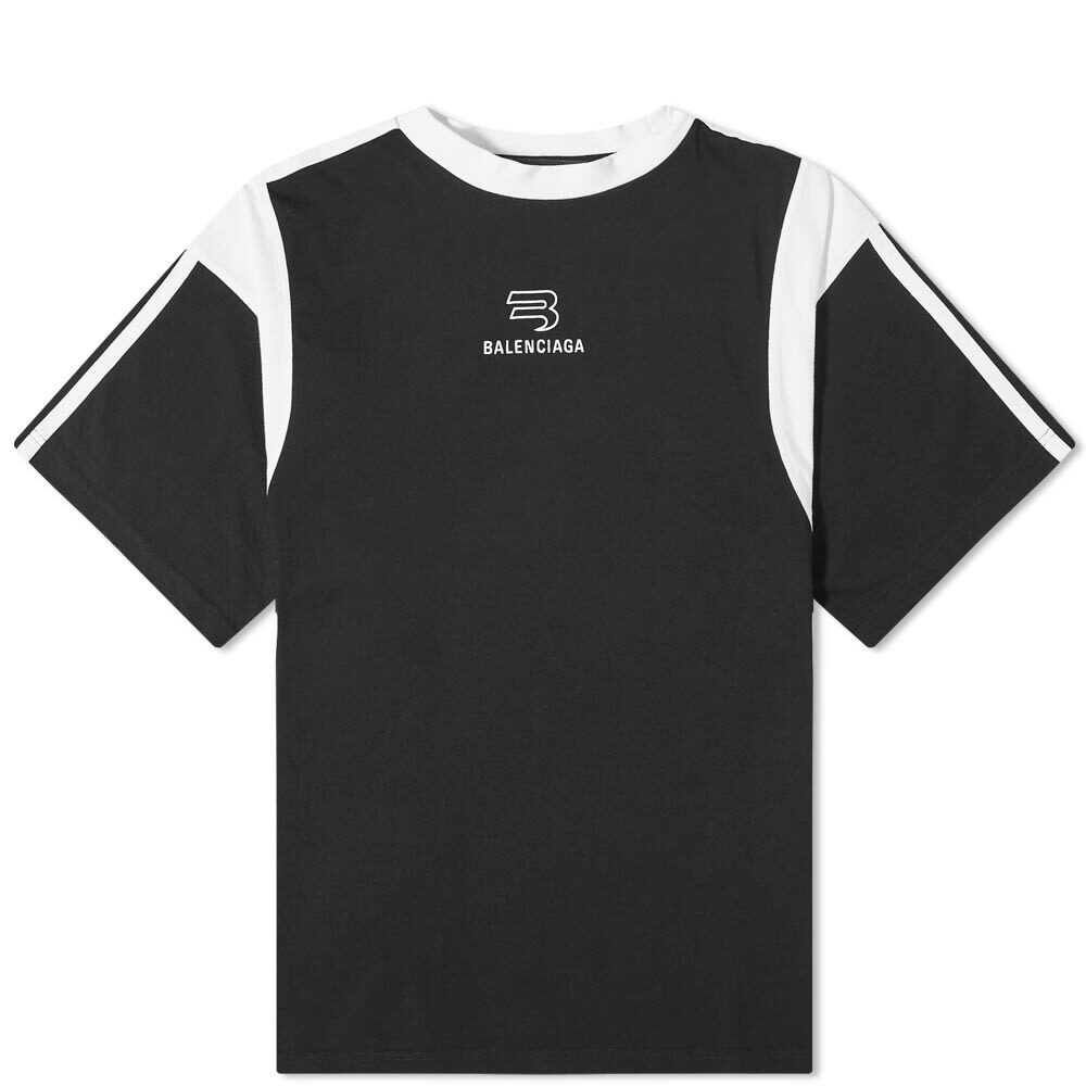 Balenciaga Boxy Sporty Logo Tee Balenciaga