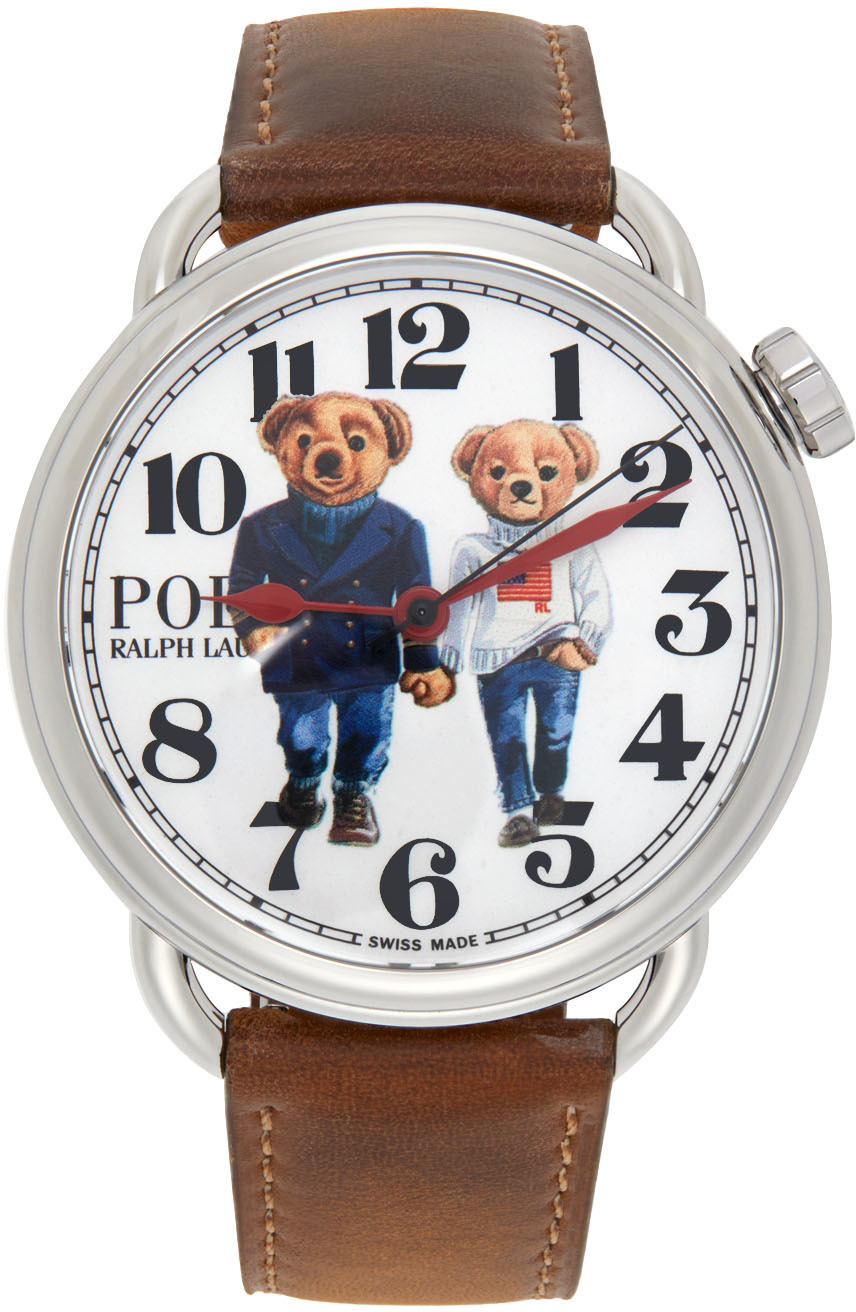 Polo Ralph Lauren Tan & White Ralph & Ricky 42mm Watch