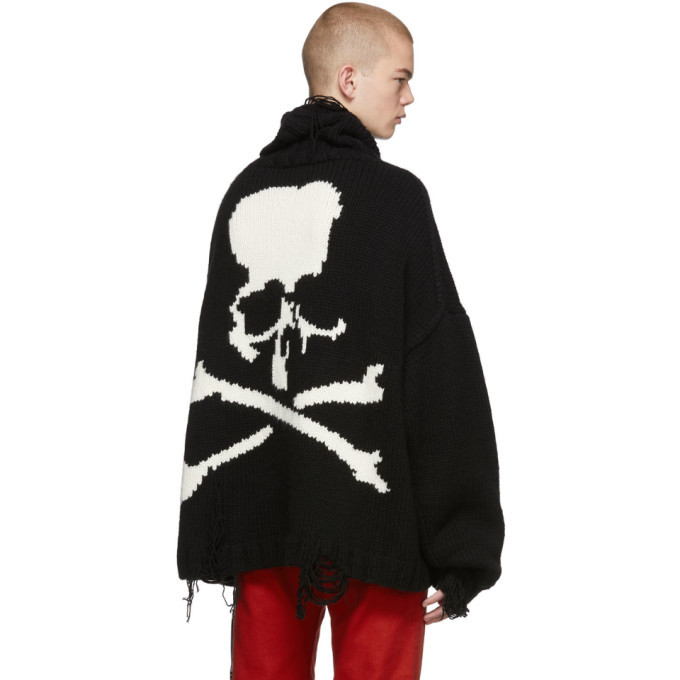 mastermind WORLD Black Hand Knit 