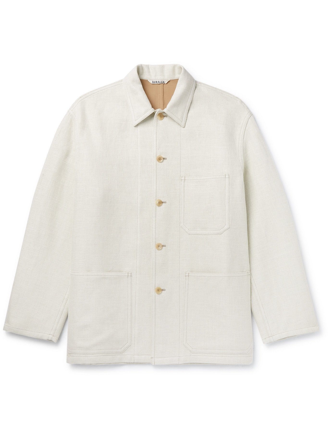 AURALEE - Linen and Cotton-Blend Chore Jacket - Neutrals - 3 Auralee