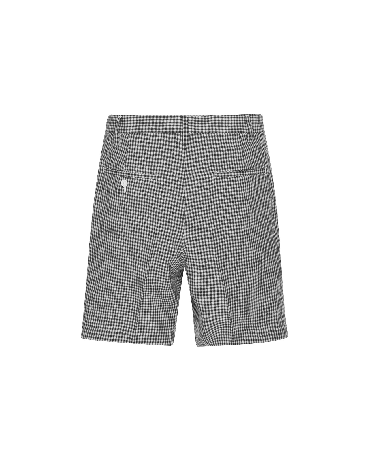 Gingham Check Pleated Shorts Wacko Maria