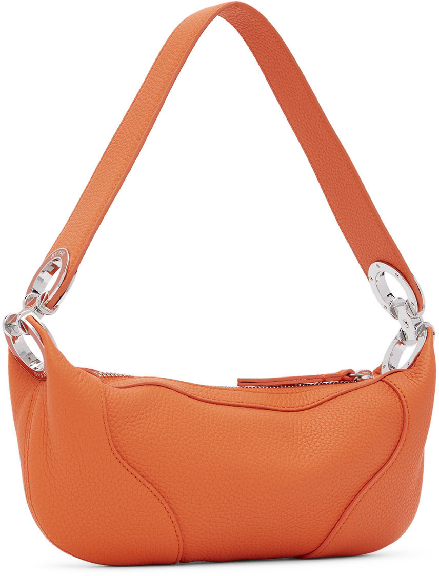 BY FAR Orange Mini Amira Shoulder Bag By Far