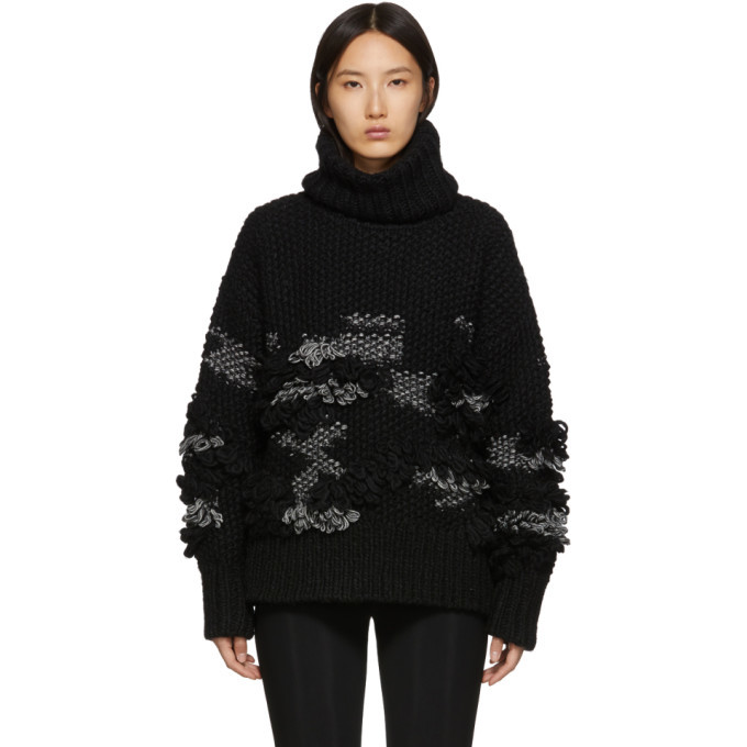 McQ Alexander McQueen Black Crochet 