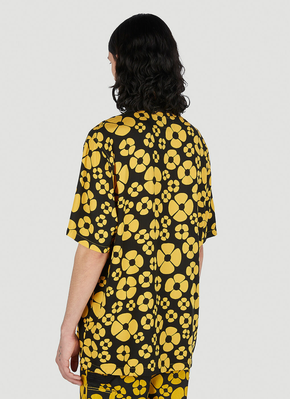 Marni x Carhartt - Floral Print Shirt in Yellow