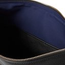 Oliver Spencer - Logo-Debossed Textured-Leather Pouch - Black