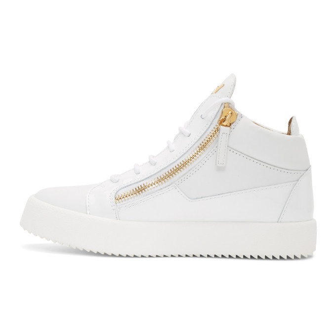 Giuseppe Zanotti White Kriss High-Top 