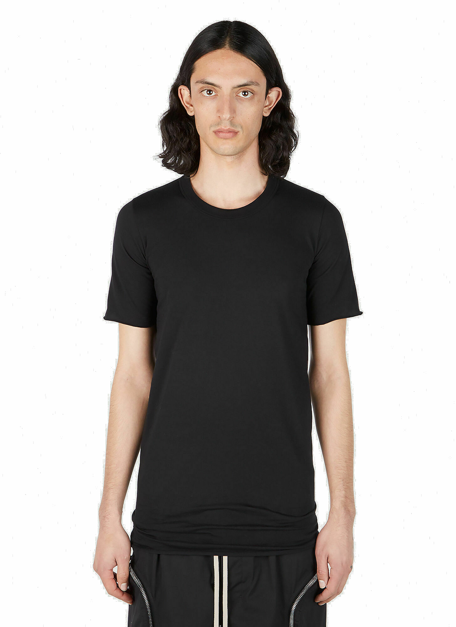 Photo: Rick Owens - Basic T-Shirt in Black