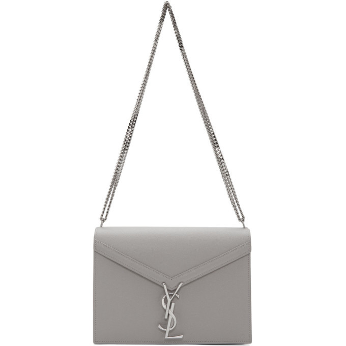 ysl grey handbag