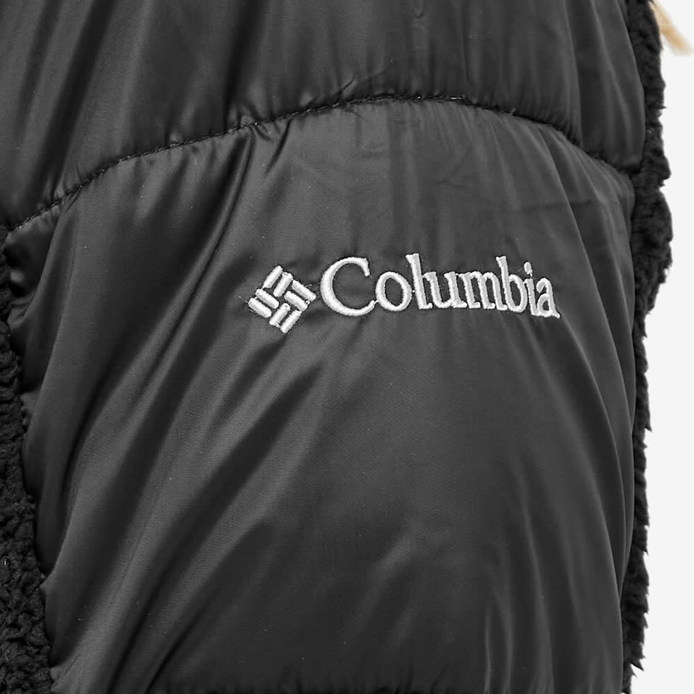 Columbia Women's Leadbetter Point Sherpa Puffer Jacket in Black Columbia
