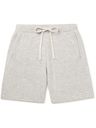 Allude - Straight-Leg Virgin Wool and Cashmere-Blend Shorts - Gray