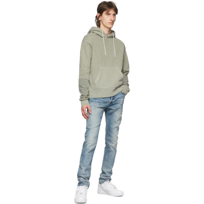 John Elliott Green Loose Stitch Beach 