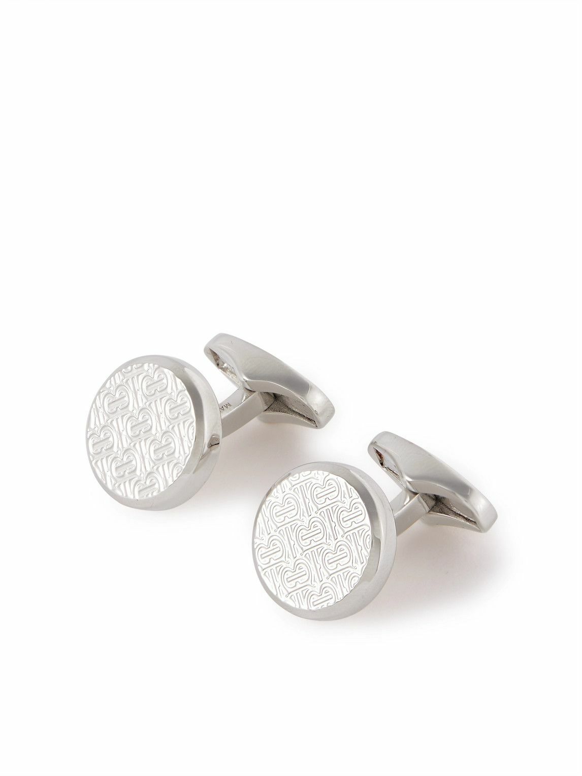 Burberry - Palladium-Plated Cufflinks Burberry