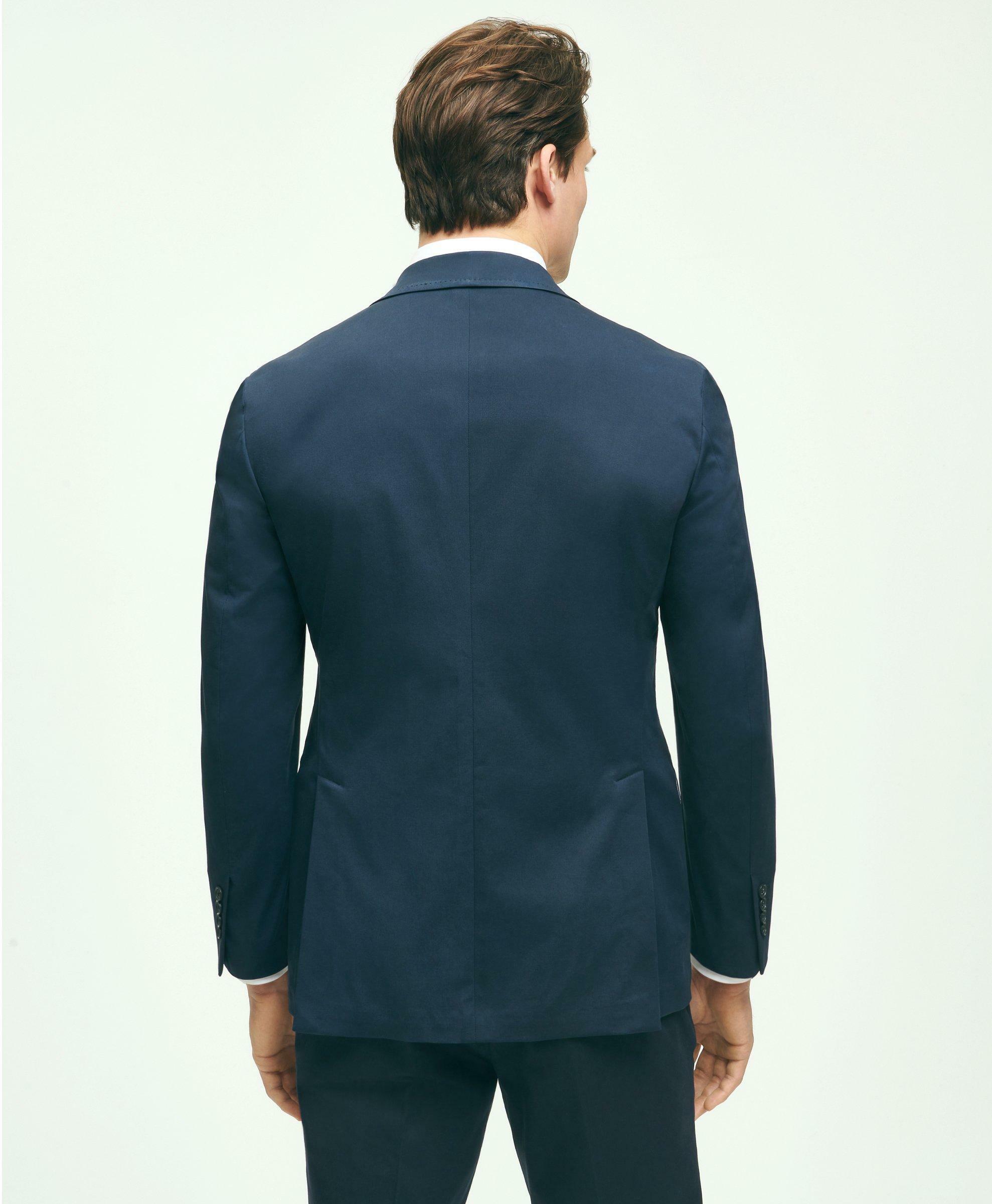 Brooks Brothers Men's Regent Fit Cotton Stretch Suit Jacket | Navy