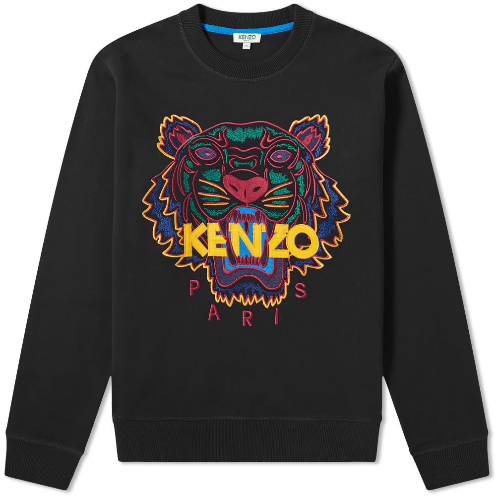 Kenzo Tiger Embroidered Crew Sweat Kenzo