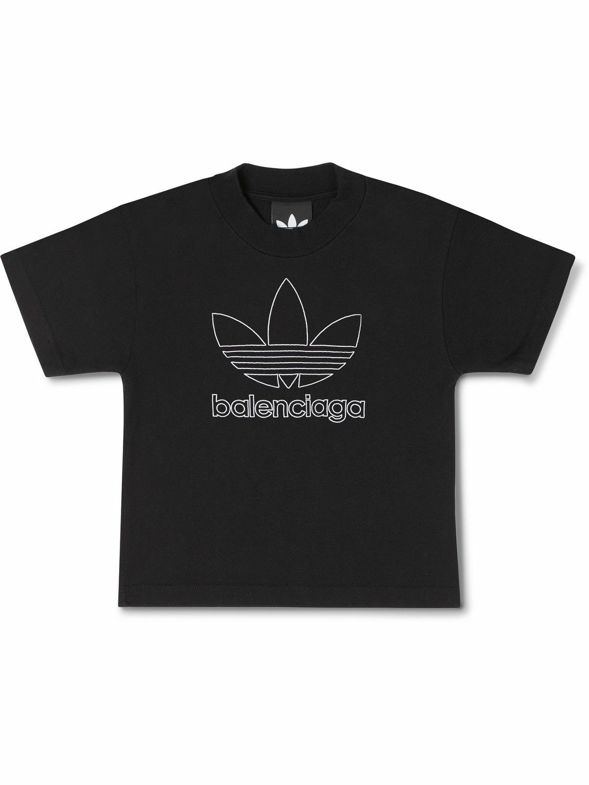 Adidas Yellow Polyester Balenciagoal CrewNeck Jersey T-shirt