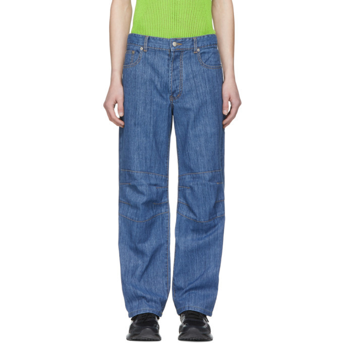 snow wash jeans