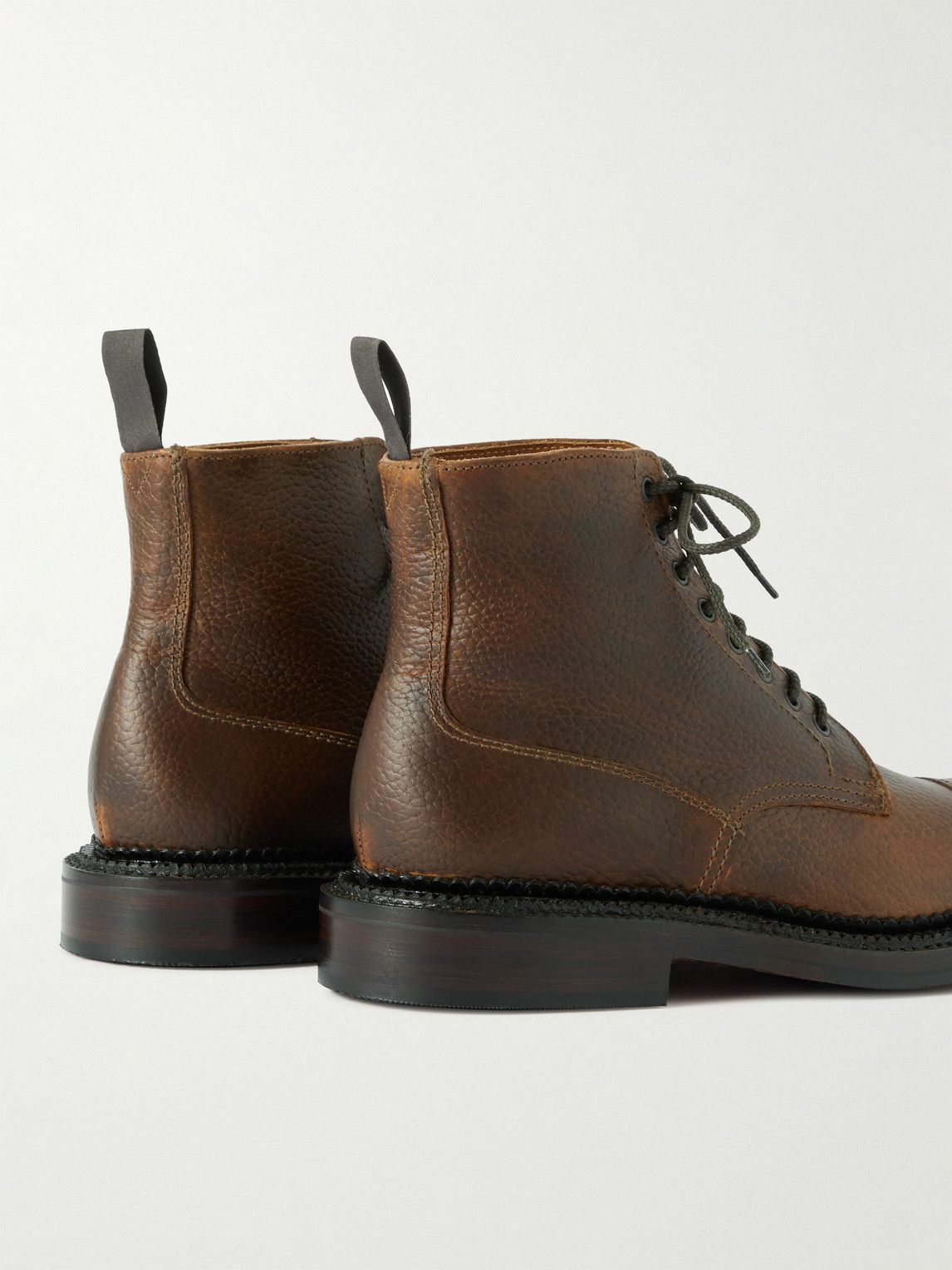 Grenson - Joe Full-Grain Leather Boots - Brown Grenson