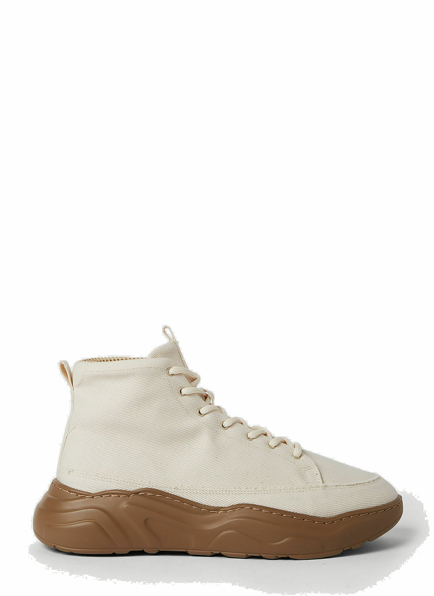 Essentielle High Top Sneakers in Cream Phileo