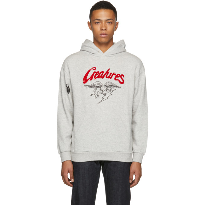 Givenchy Grey Creatures Hoodie Givenchy