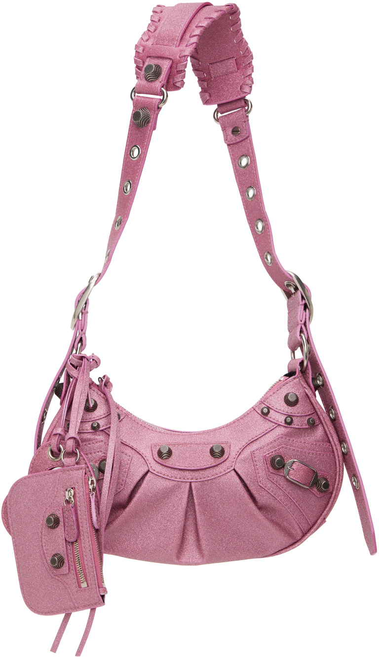 Balenciaga Pink XS 'Le Cagole' Shoulder Bag Balenciaga